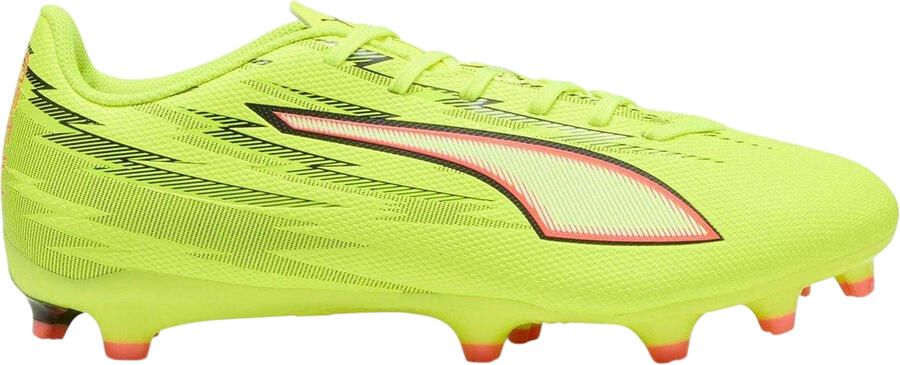 Puma Ultra Play-voetbalschoenen voor heren voor harde ondergrond (Geel zwart)