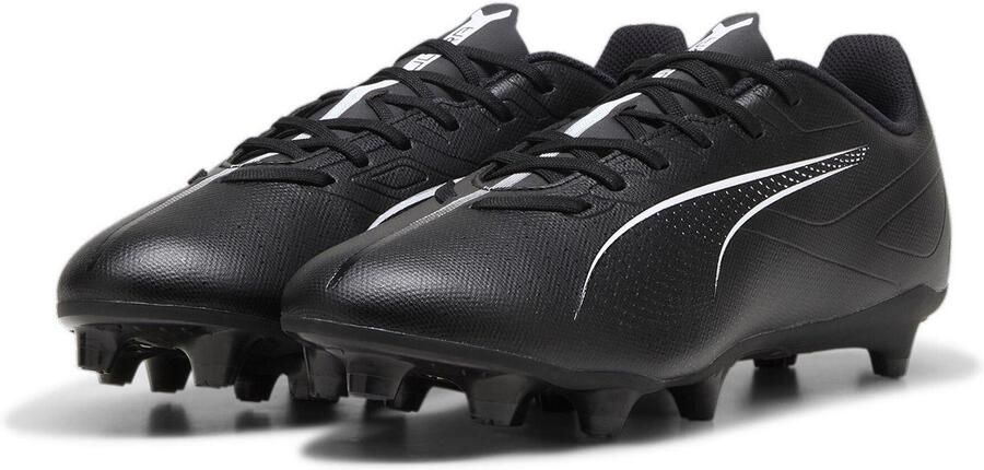 Puma Ultra Play-voetbalschoenen voor heren voor harde ondergrond (Zwart Wit)