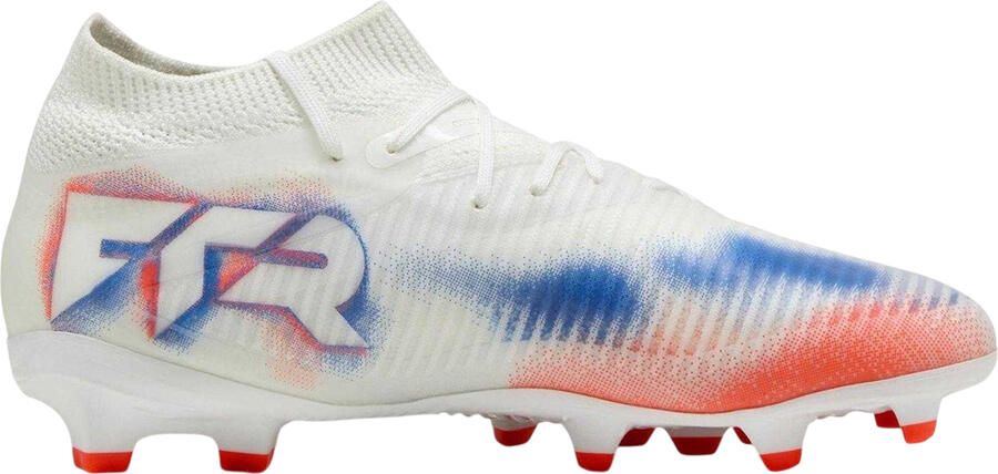 Puma Voetbalschoenen voor kinderen: Future 8 Pro voor kunstgras (Wit Zwart Rood)