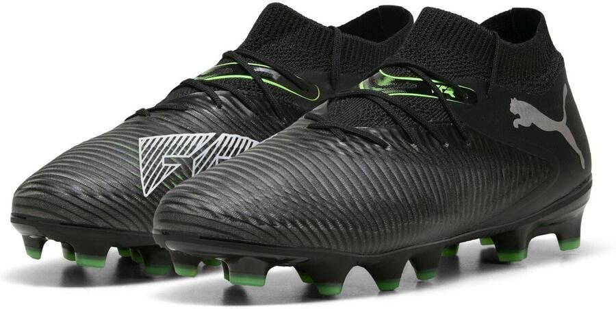 Puma Voetbalschoenen voor kinderen: Future 8 Pro voor kunstgras (Zwart Groen)