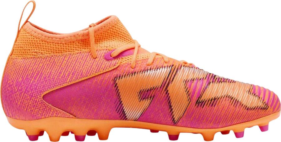 Puma Voetbalschoenen voor kinderen jongens: Future 8 voor harde ondergrond 8 paar (Oranje zwart)