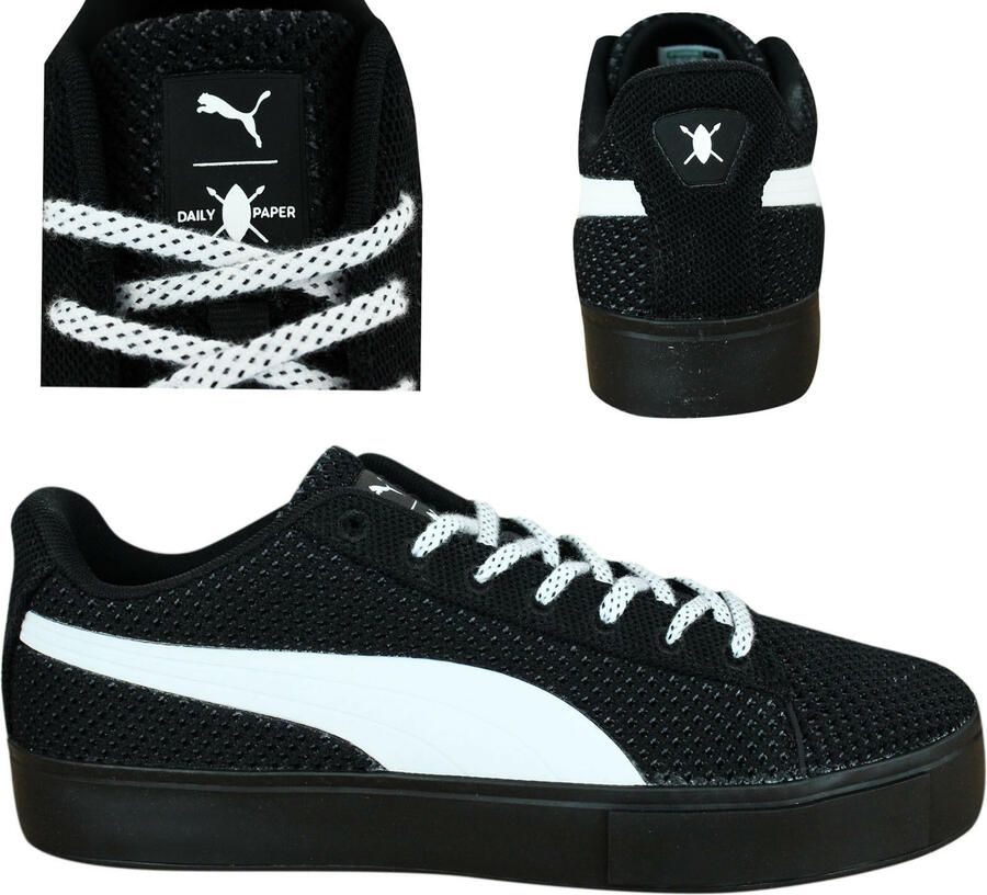 Puma x Daily Paper Lace Up Zwart Wit Lo Textiel Herentrainers 363457 01 B77D