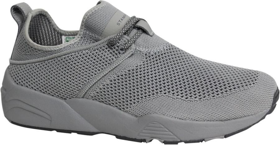 Puma x Stampd Trinomic Woven Steel Grey Heren Lace Up Trainers 362744 02 B82A