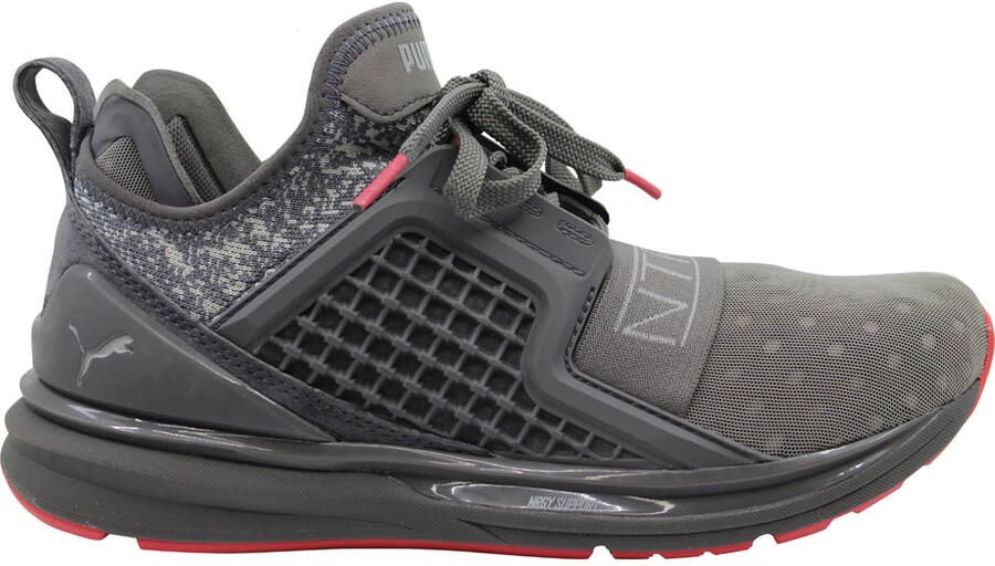 Puma x Staple Ignite Limitless NTRVL Grijs Lace Up Herentrainers 363202 02
