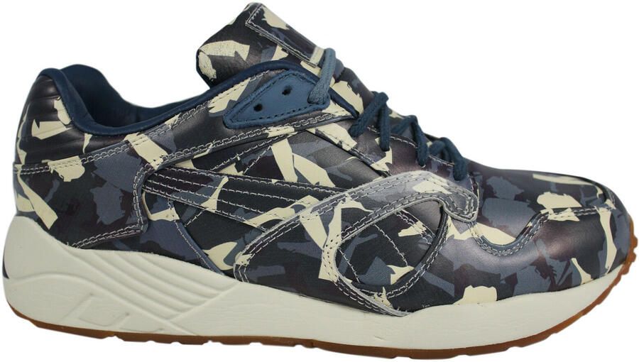 Puma XS 850 x BWGH Camo Blue Leather Lace Up Herentrainers 357384 01 X25A