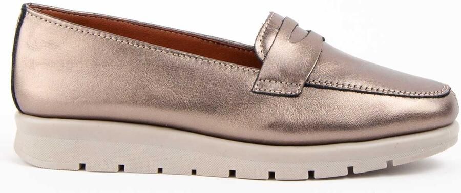 Purapiel Mocassin Meilis Brons