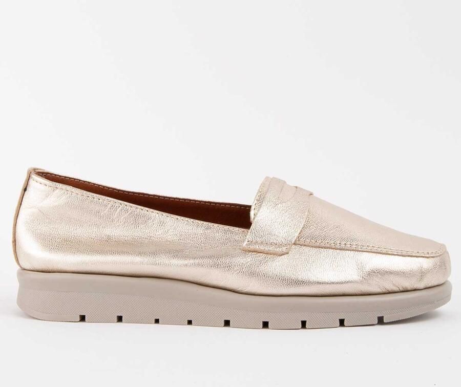 Purapiel Mocassin Meilis Goud