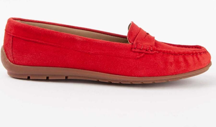 Purapiel Mocassin Meilis2 Rood