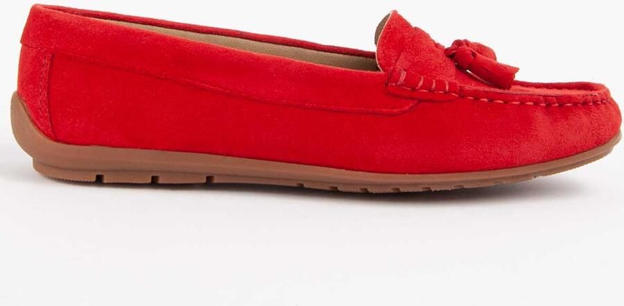 Purapiel Mocassin Meilis3 Rood