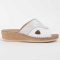 Purapiel Sandalen Met Een Sleehak Leida3 Wit - Wit