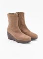 Purapiel Wedge Enkelboot Bro3 Taupe - Taupe