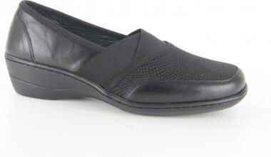 Q-Fit 6009.10 black dames instappers gekleed