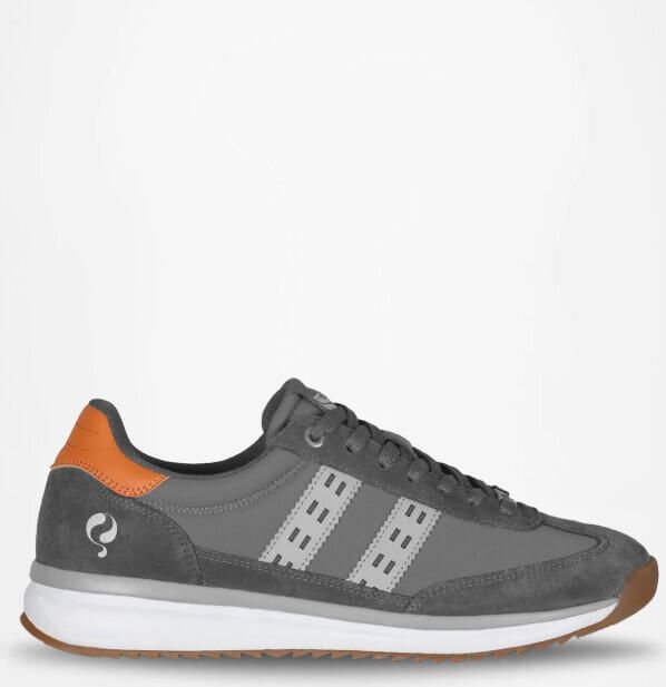 Q1905 Sneaker boston pro antraciet grijs oranje