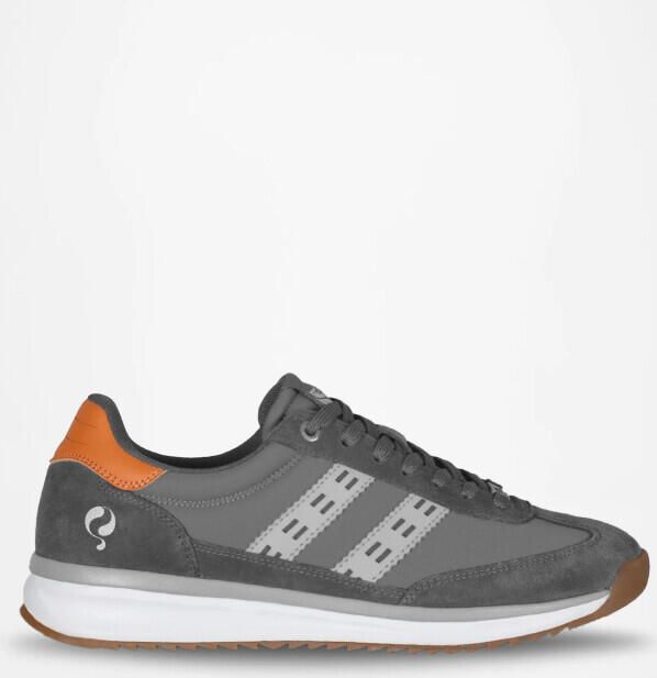 Q1905 Sneaker boston pro antraciet grijs oranje