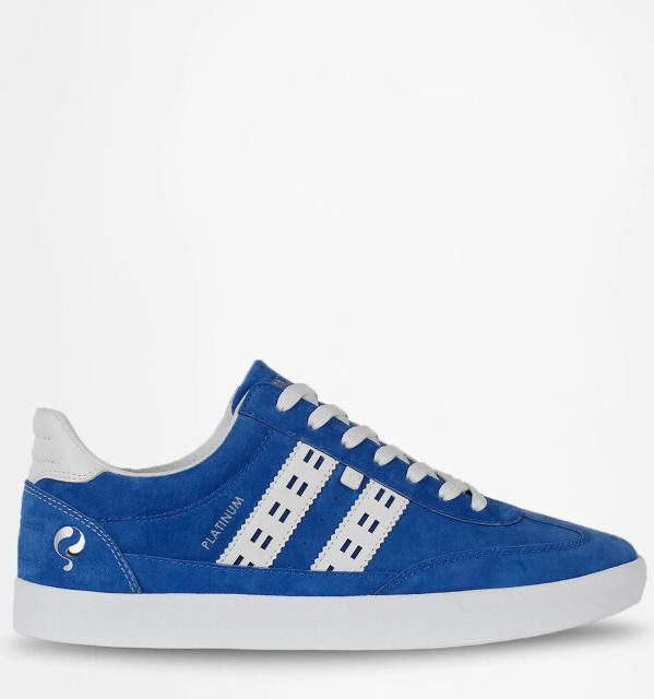Q1905 Sneaker platinum koningsblauw wit
