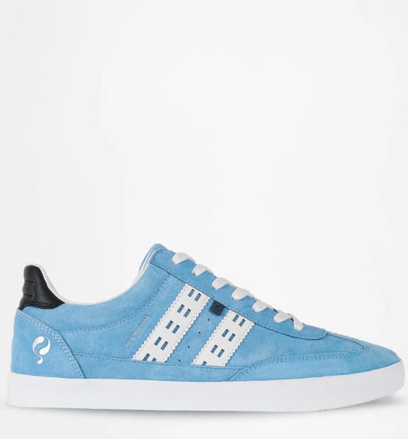 Q1905 Sneaker platinum lichtblauw wit