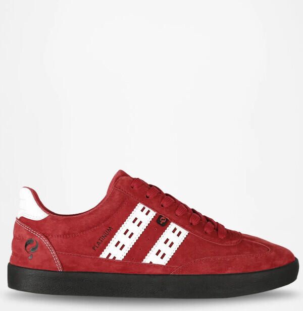 Q1905 Sneaker platinum rood wit antraciet