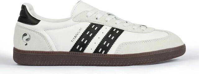Q1905 Sneaker titanium wit zwart