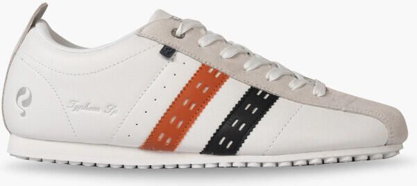 Q1905 Sneaker typhoon sp wit donkerblauw oranje
