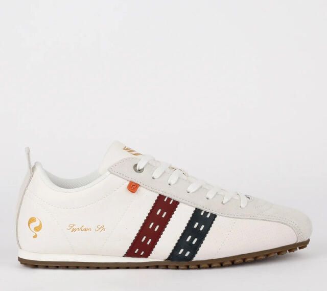 Q1905 Sneaker typhoon sp wit rood-blauw