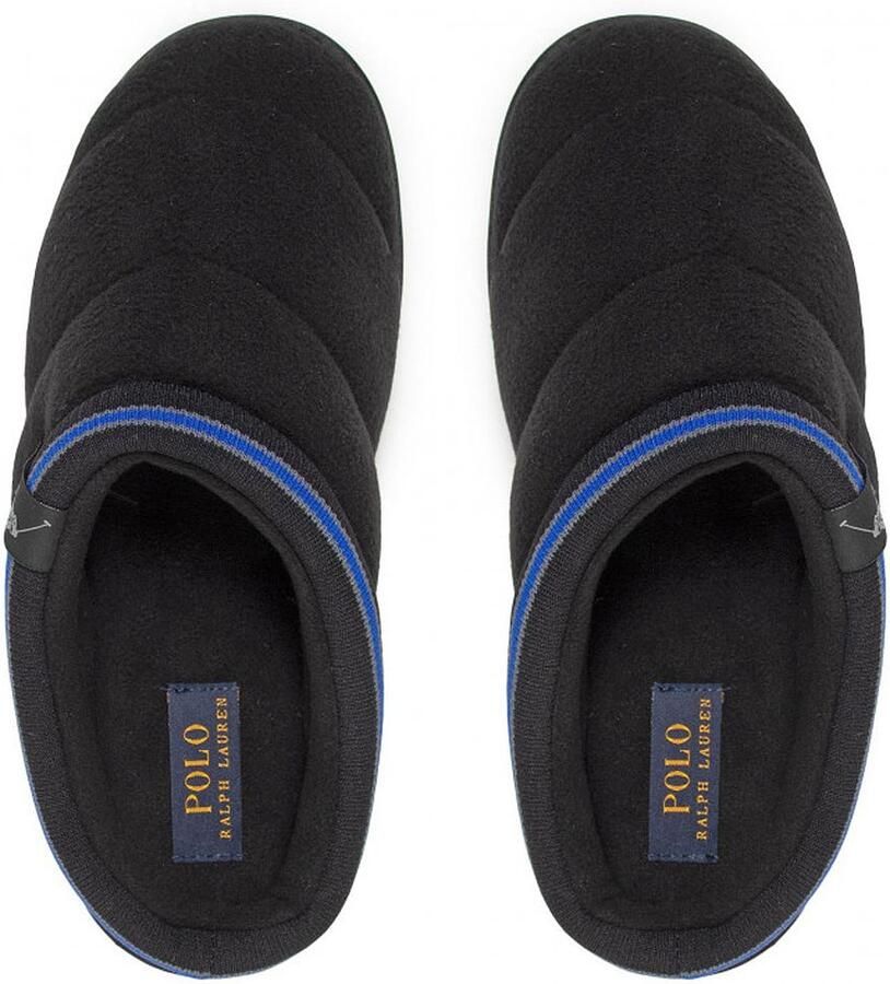Ralph Lauren Button Scuff Zwart Heren Slippers