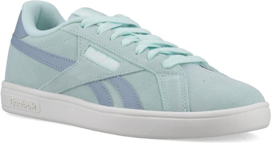 Reebok Court Retro Textiel Dames Glitchaqua Leisureblue Krijt Sneakers