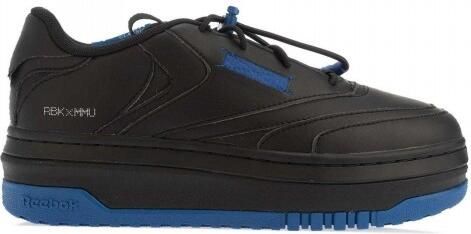 Reebok Dames Milk Makeup Club C Platform Schoenen (Zwart Blauw)