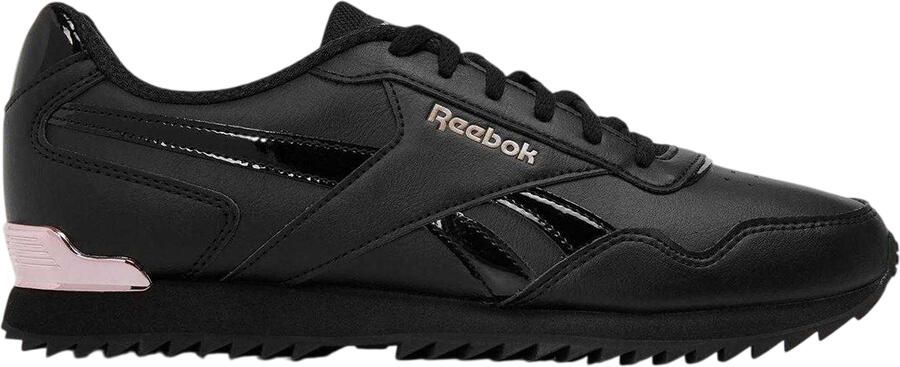 Reebok Dames Royal Glide Flat Sneakers (Triple Black)