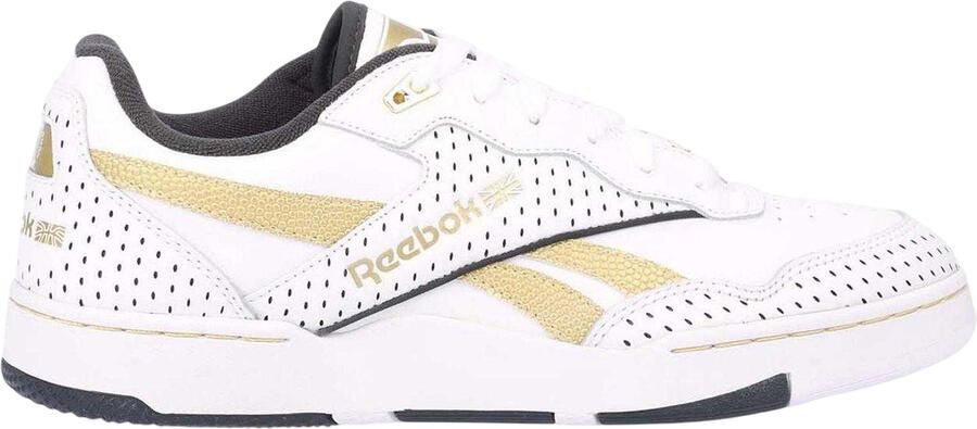 Reebok Dames Victor Solomon 4000 II Leren Perforated Sneakers (Wit Goud)