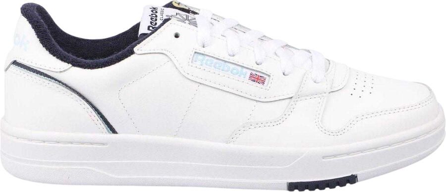Reebok Heren leren sportschoenen (Wit Marine)