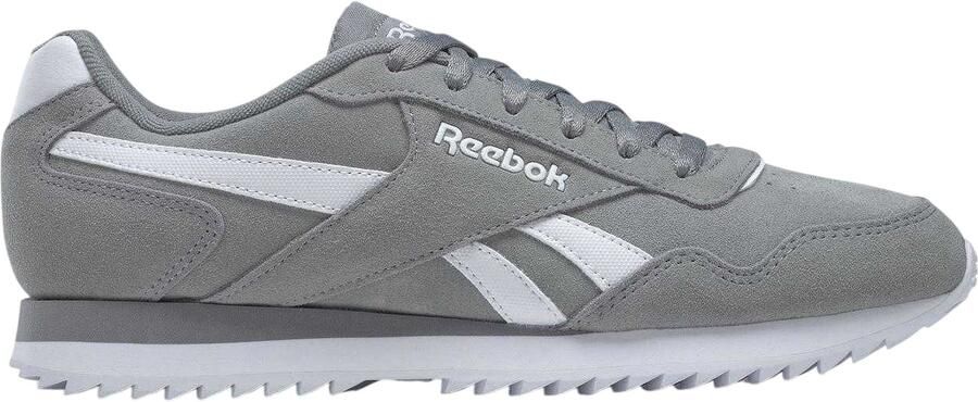 Reebok Heren Royal Glide Ripple suède sportschoenen (Lichtgrijs Wit)