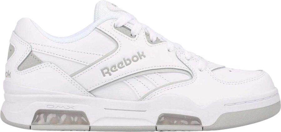 Reebok Unisex BB 4500 DMX leren sportschoenen voor volwassenen (Wit Grijs)