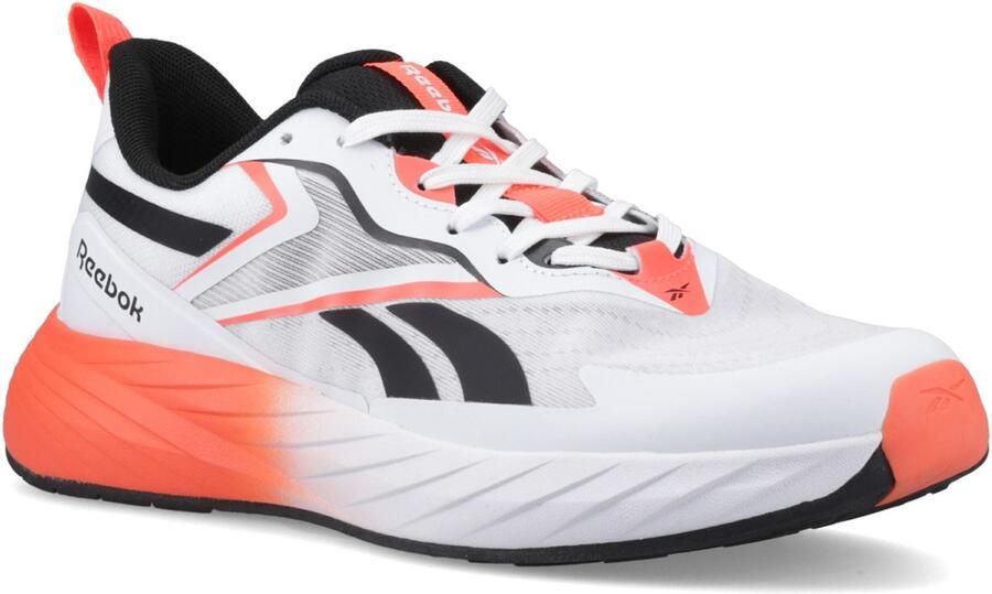 Reebok Verse Sneaker Textiel Heren Witte Oranje Zwarte Sneakers