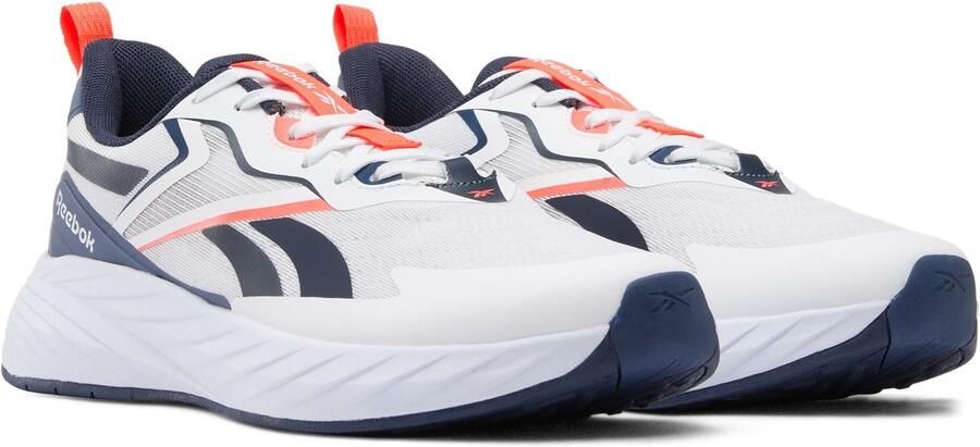 Reebok Verse Textile Heren Sneakers wit Legacy Blue Neon Cherry