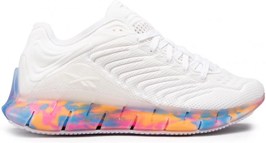 Reebok Zig Kinetica Lace-Up Wit Synthetisch Heren Trainers FW5288