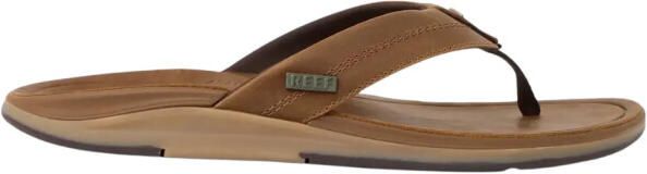 Reef Leather offshore brown heren slipper