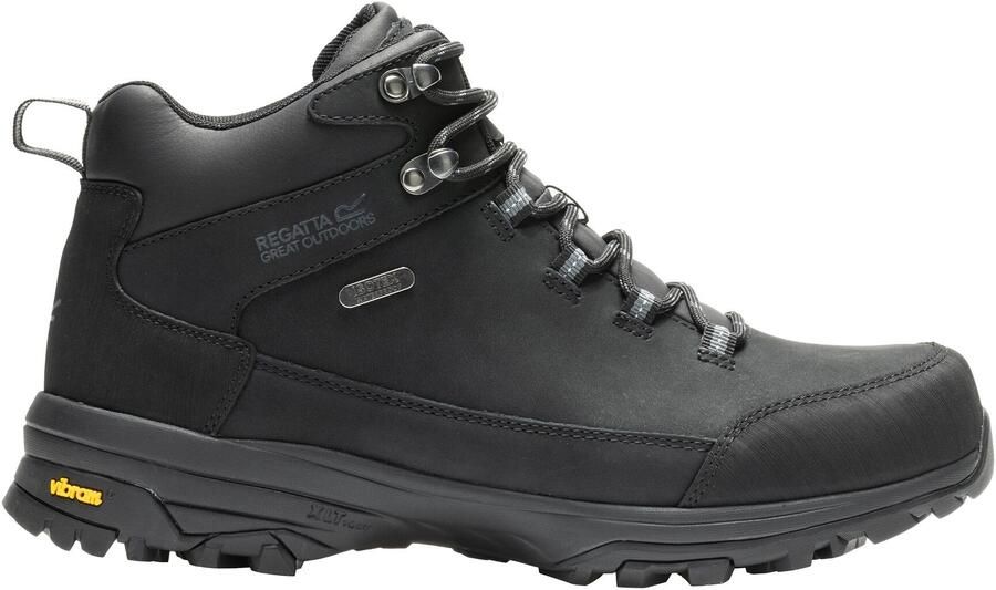 Regatta Burrell leren wandelschoenen voor heren (Zwart)
