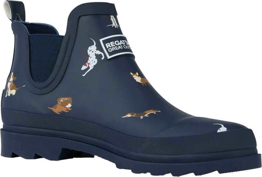 Regatta Dames harper dog print lage wellington laarzen