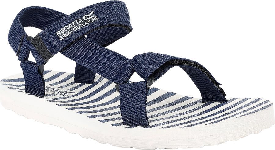 Regatta Dames Lady Vendeavour Stripe Sandalen (Marineblauw)