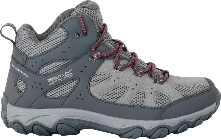 Regatta Dames Edgepoint IV Mid Cut Wandelschoenen (Donker staal Dustroos)