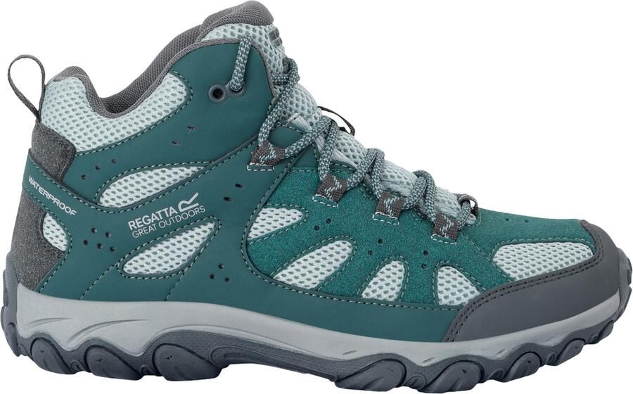 Regatta Dames Edgepoint IV Mid Cut Wandelschoenen (Groene waas)