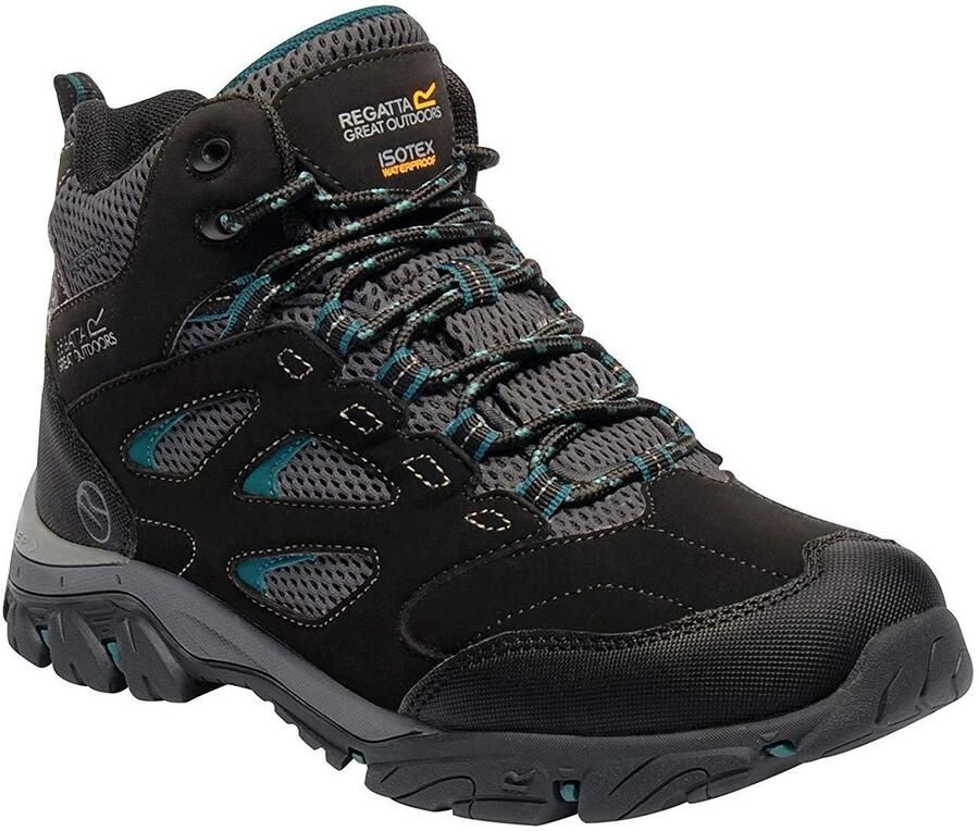 Regatta Dames Holcombe IEP Mid Hiking Boots (Zwart Diep Meer)