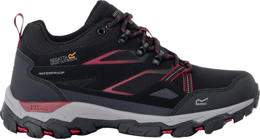 Regatta Dames Holcombe III Laag Loopschoenen (Zwart Beaujolais)