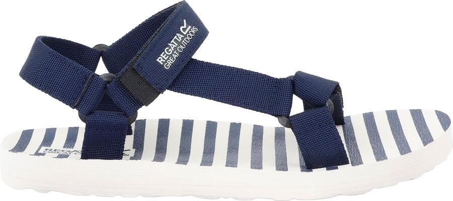 Regatta Dames Lady Vendeavour Gestreepte Sandalen (Marine)