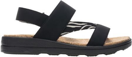 Regatta Dames Rylie Zebraprint Sandalen (Zwart)