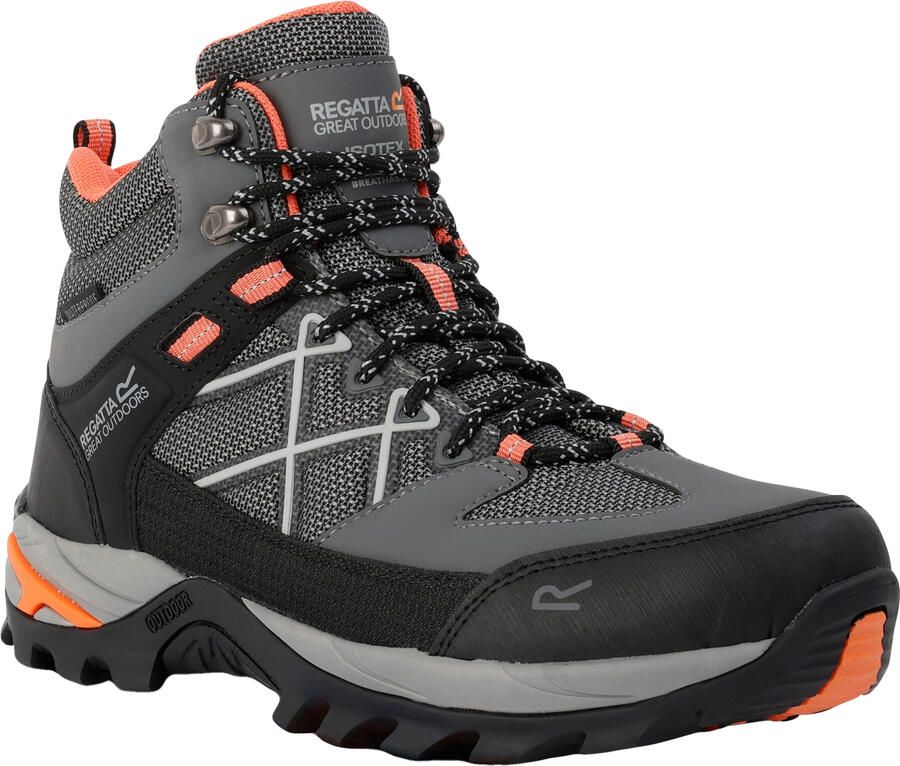 Regatta Dames Samaris III Wandelschoenen (Donker staal Satsuma)