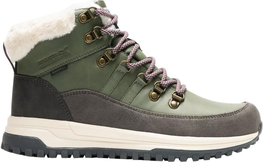 Regatta Elbourne-wandelschoenen voor dames (Donkerkaki Vijg)