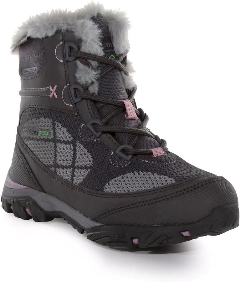 Regatta Hawthorn Evo wandelschoenen voor kinderen kinderen (Graniet Fragrant Sering)