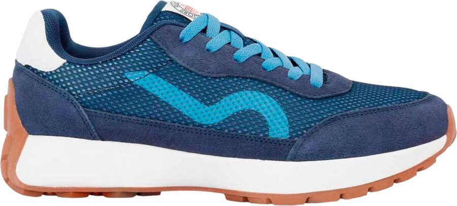 Regatta Heren Marine Heritage Suede Trainers (Marine Koronetblauw)