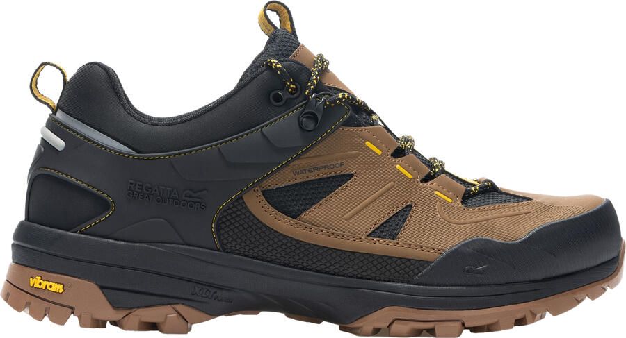Regatta Heren Regen Lage Wandelschoenen (Notenbruin Gouden vlok)